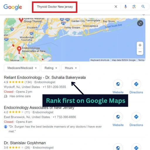 Rank top on Google Maps with Local SEO