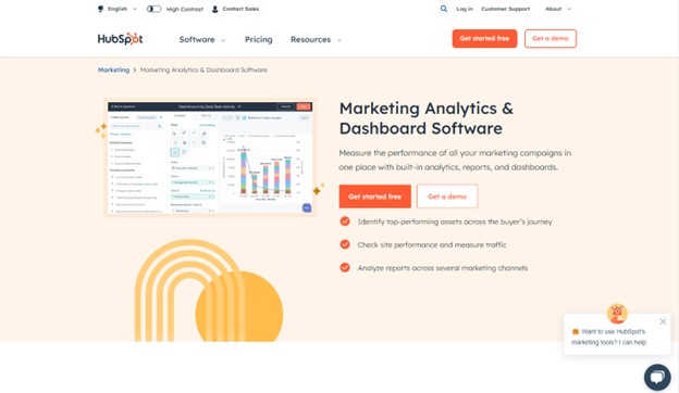 HubSpot Marketing Analytics image
